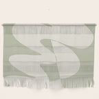 Minimalist Modern Abstract Expressionism in Sage Wall Hanging Gallery Image 1
