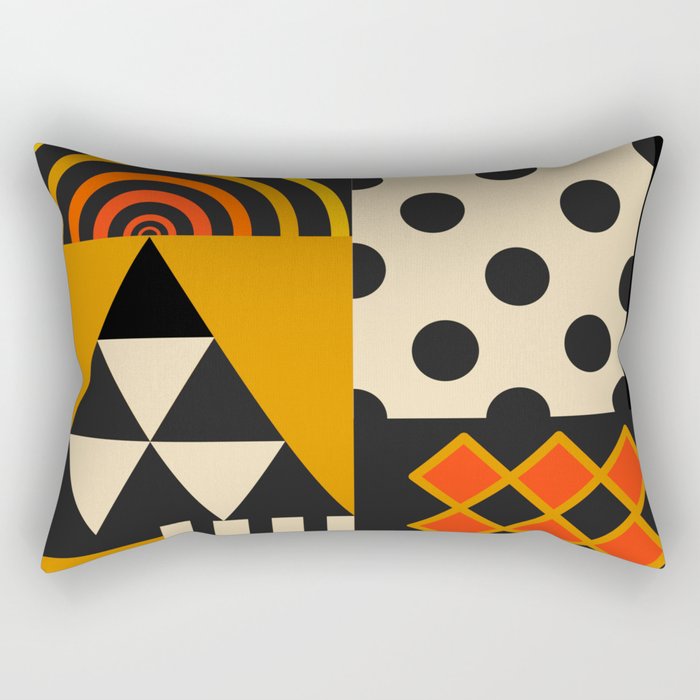 Golden Age Art Decor Rectangular Pillow Gallery Image 2