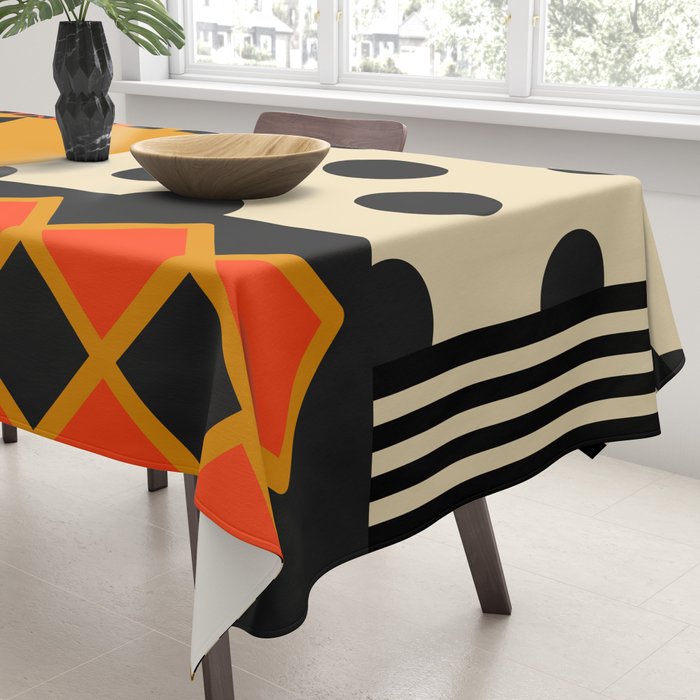 Golden Age Art Decor Tablecloth Gallery Image 3