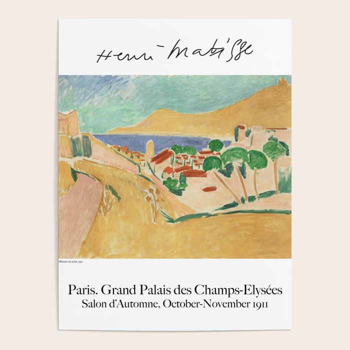 Collioure en Août by Henri Matisse Poster Gallery Image 1