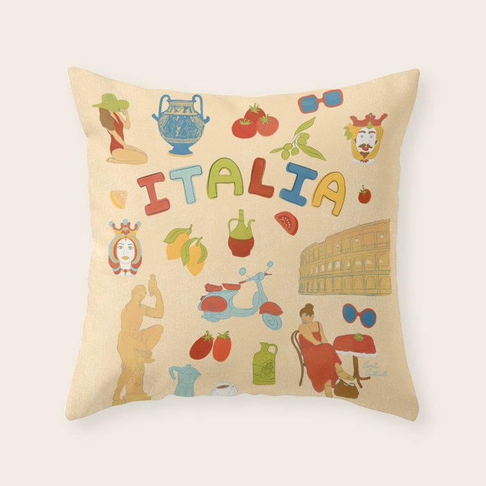 Viva Italia Throw Pillow Gallery Image 6