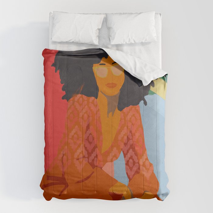 Summer vibes Comforter Gallery Image 1