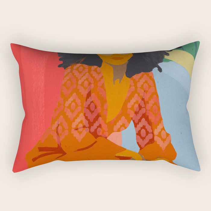 Summer vibes Rectangular Pillow Gallery Image 2