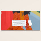 Summer vibes Desk Mat Gallery Image 1