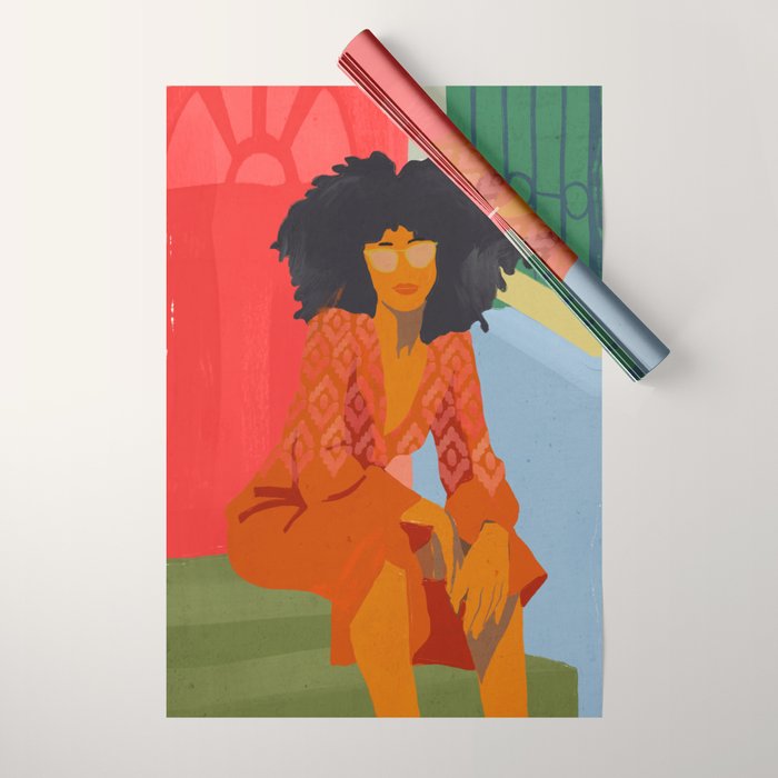 Summer vibes Wrapping Paper Gallery Image 1