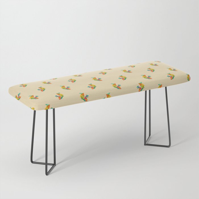 Fractal geometric Squirrel Bench Gallery Image 1