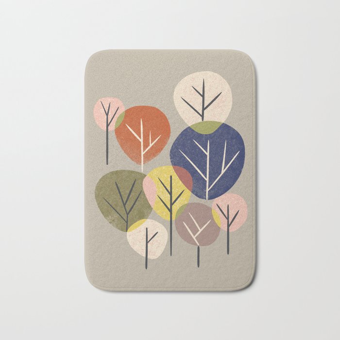 Multicolor Grove Bath Mat Gallery Image 1