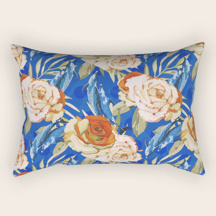 Dolphin Eternal Marine Spring Rectangular Pillow Gallery Image 1