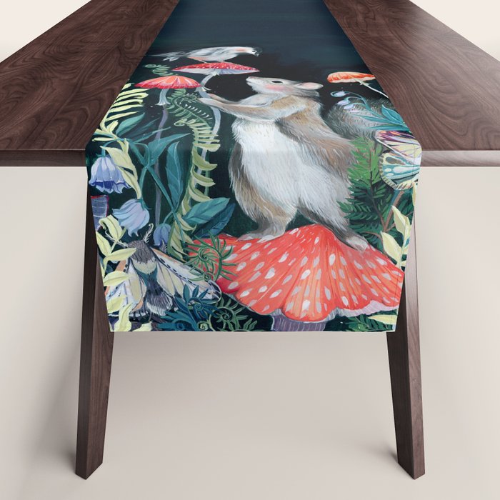 Mushroom garden Table Runner Gallery Image 1