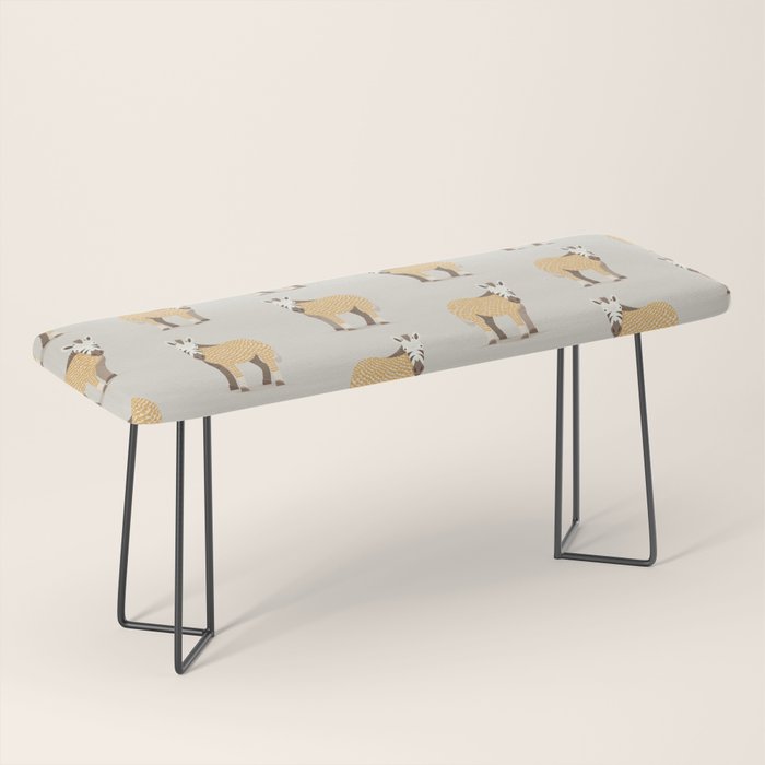 Whimsical Zebra Bench Gallery Image 1