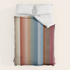 Multicolor Boho Stripes Duvet Cover Gallery Image 6