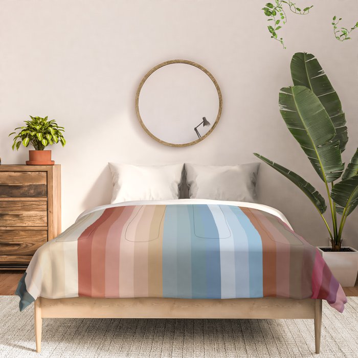Multicolor Boho Stripes Comforter Gallery Image 3