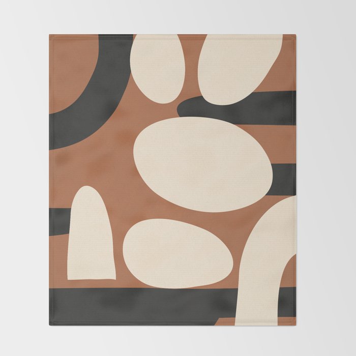 Abstract shapes in the skies 7 Throw Blanket Gallery Image 2