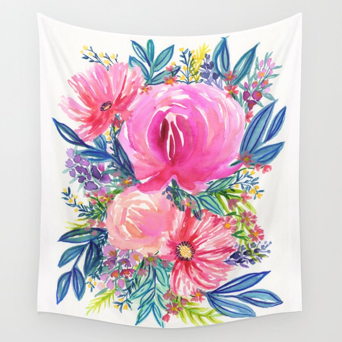 Wild Garden Wall Tapestry