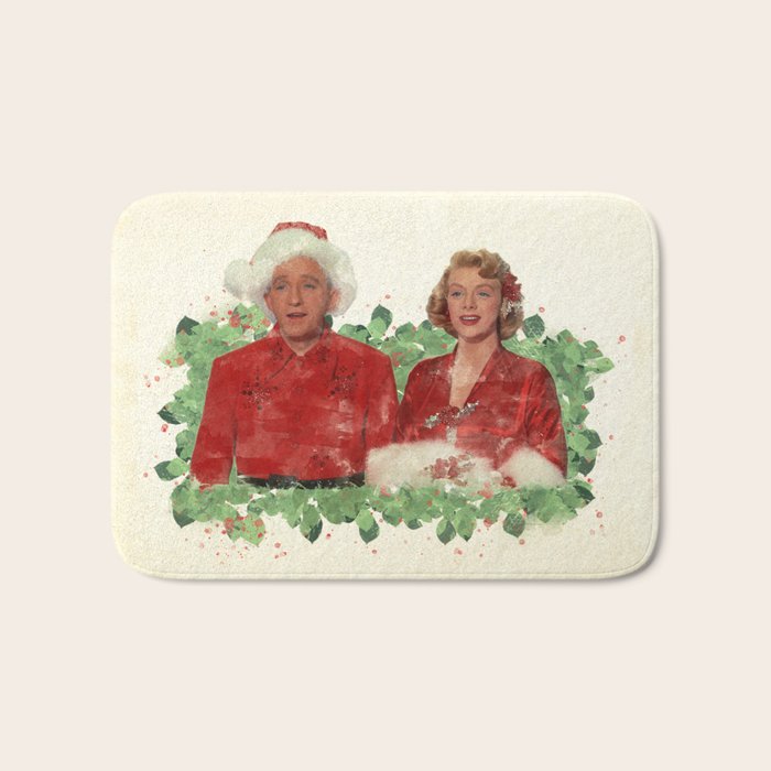 Bob & Betty (White Christmas) Bath Mat Gallery Image 1