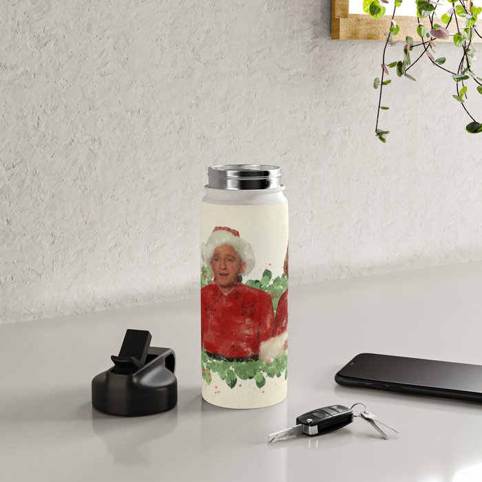 Bob & Betty (White Christmas) Water Bottle Gallery Image 4