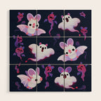 Ghost bat Wood Wall Art Gallery Image 1