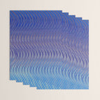 Electric Indigo Wave Symphony Wrapping Paper Gallery Image 3