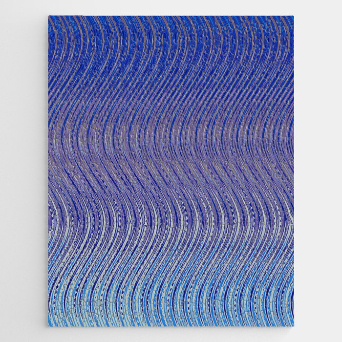 Electric Indigo Wave Symphony Jigsaw Puzzle Gallery Image 1