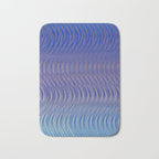 Electric Indigo Wave Symphony Bath Mat Gallery Image 1