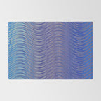 Electric Indigo Wave Symphony Rug Gallery Image 2