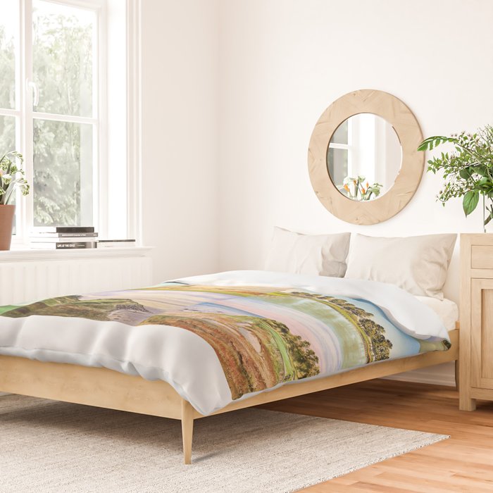 Famous Golf Courses In The USA Collage Duvet Cover Gallery Image 2