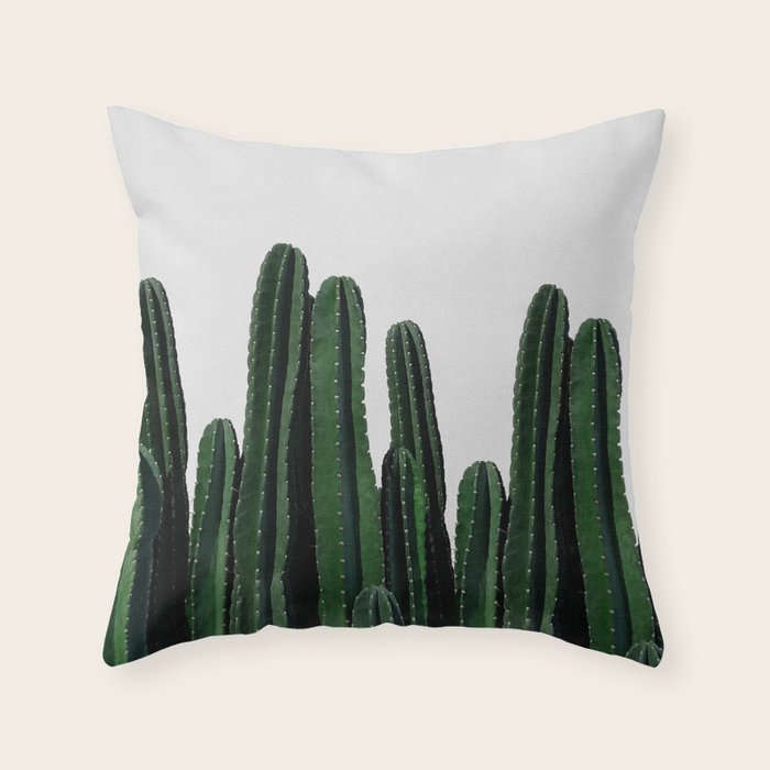 Cactus I Throw Pillow Gallery Image 6