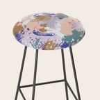 Abstract brush stroke madness Stool Gallery Image 2