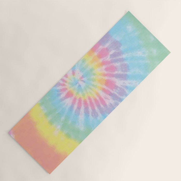 Pastel Tie Dye Yoga Mat Gallery Image 1