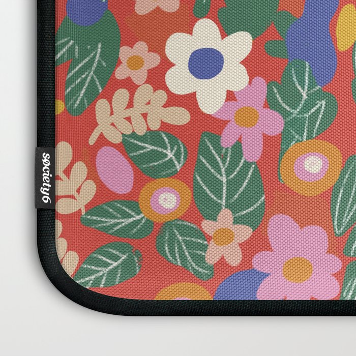 Evelyn red Laptop Sleeve Gallery Image 3