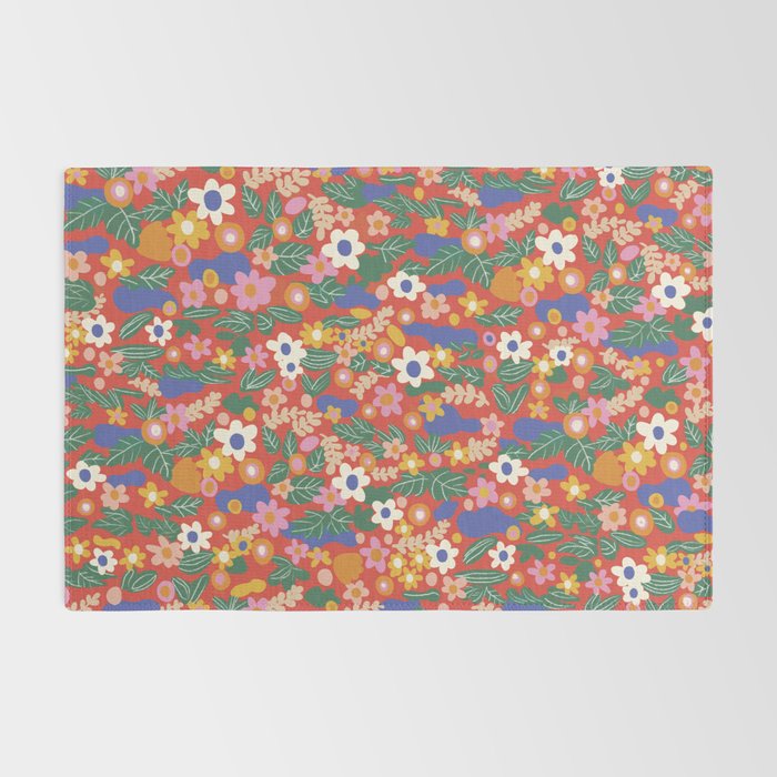 Evelyn red Rug Gallery Image 2