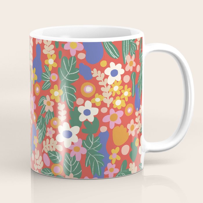 Evelyn red Coffee Mug Gallery Image 1
