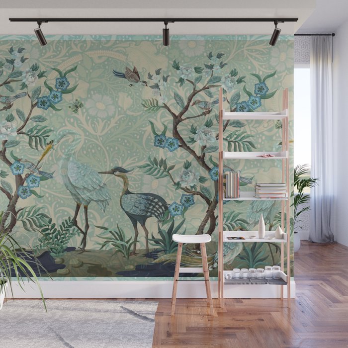 The Chinoiserie Panel Wall Mural Gallery Image 1