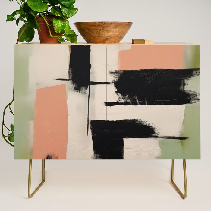  Soft Edge Abstraction 1 Credenza Gallery Image 1