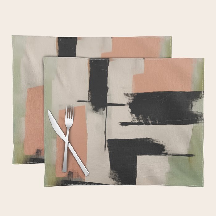  Soft Edge Abstraction 1 Placemat Gallery Image 1