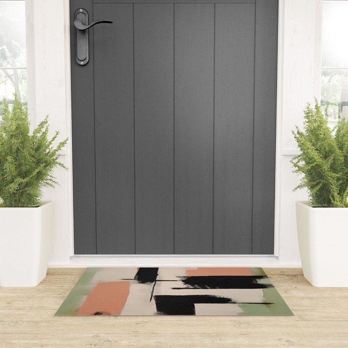  Soft Edge Abstraction 1 Welcome Mat Gallery Image 3