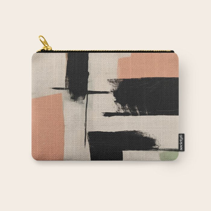  Soft Edge Abstraction 1 Carry All Pouch Gallery Image 1