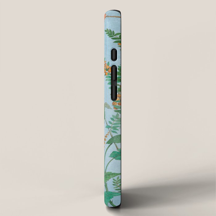 Chinoiserie Pastel Blue Floral Bird Garden iPhone Case Gallery Image 2