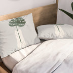 Cat and Plant 58 Pillow Sham Gallery Image 2
