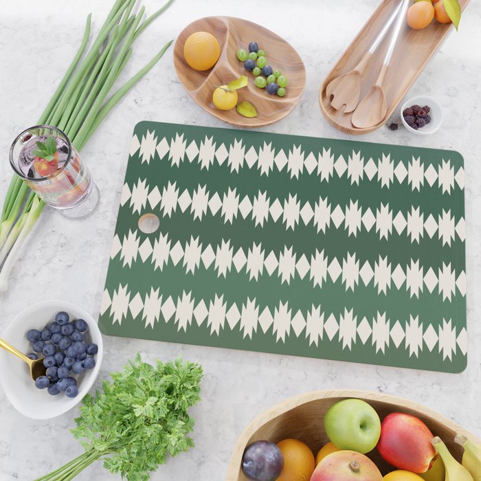 Geometric Southwestern Pattern XXXI Cutting Board Gallery Image 2