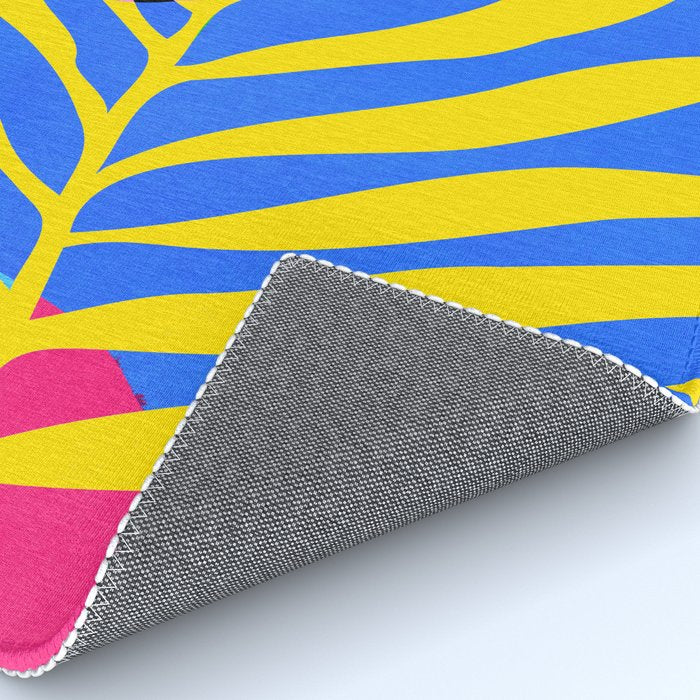 Neon Summer Abstract Art Rug Gallery Image 4