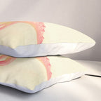 Pink Dinosaur Pillow Sham Gallery Image 3