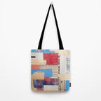 Abstract Mixed Media Collage #2 Tote Bag Gallery Image 2