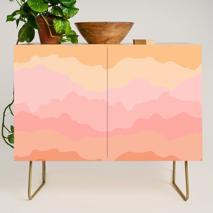 Summer Beach Sunset Sunrise Credenza Gallery Image 1