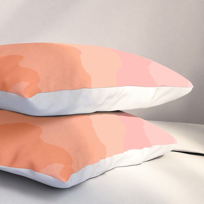 Summer Beach Sunset Sunrise Pillow Sham Gallery Image 3