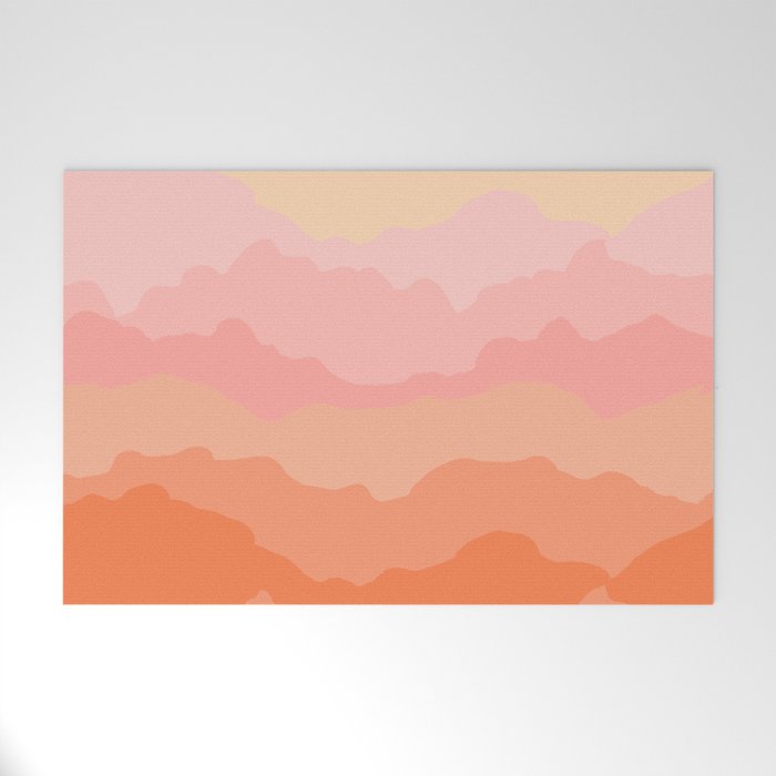 Summer Beach Sunset Sunrise Welcome Mat Gallery Image 1
