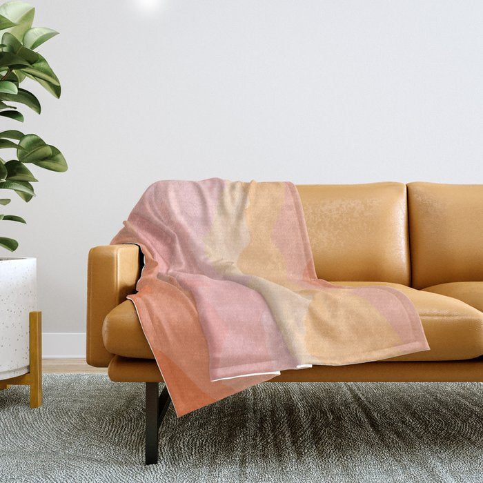 Summer Beach Sunset Sunrise Throw Blanket Gallery Image 1