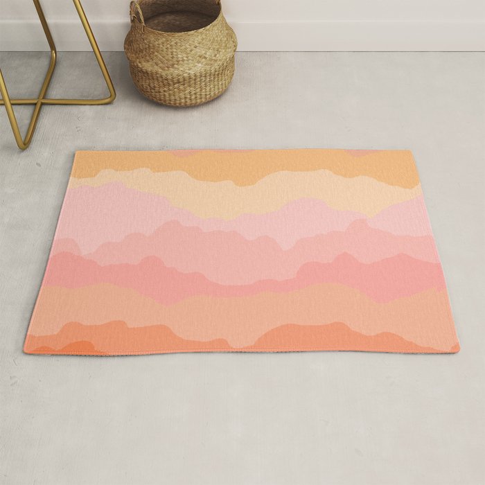 Summer Beach Sunset Sunrise Rug Gallery Image 1