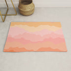 Summer Beach Sunset Sunrise Rug Gallery Image 1