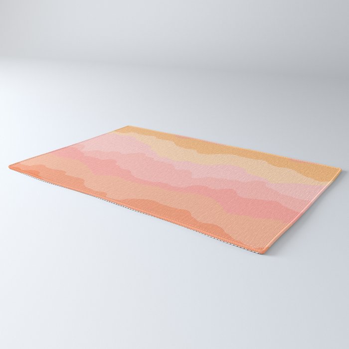 Summer Beach Sunset Sunrise Rug Gallery Image 3